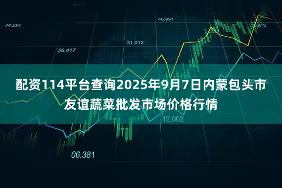 配资114平台查询2025年9月7日内蒙包头市友谊蔬菜批发市场价格行情